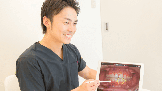 モニター（画像）を用いた説明