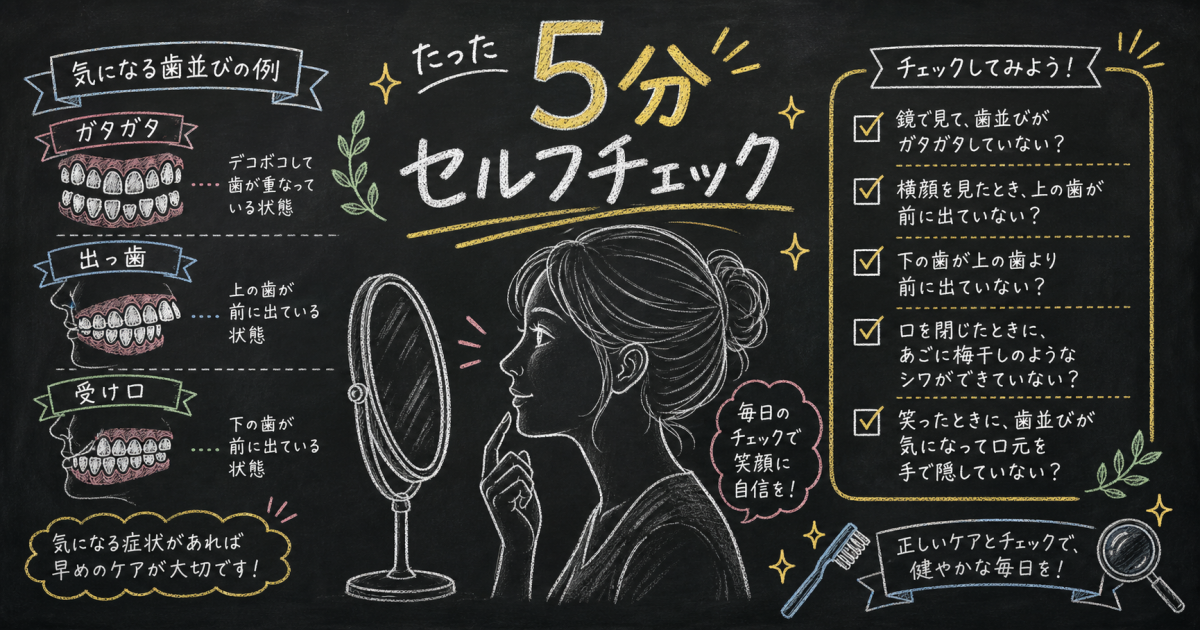 30代女性の歯並び矯正は必要？5分セルフチェックと放置のリスク