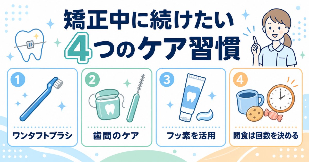 なぜ矯正中はむし歯や歯周病のリスクが高まるのか?装置別の盲点と中断リスク